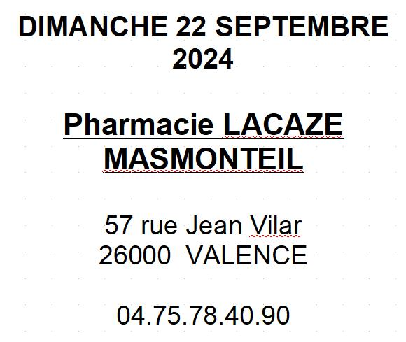 Où trouver une pharmacie de garde ?